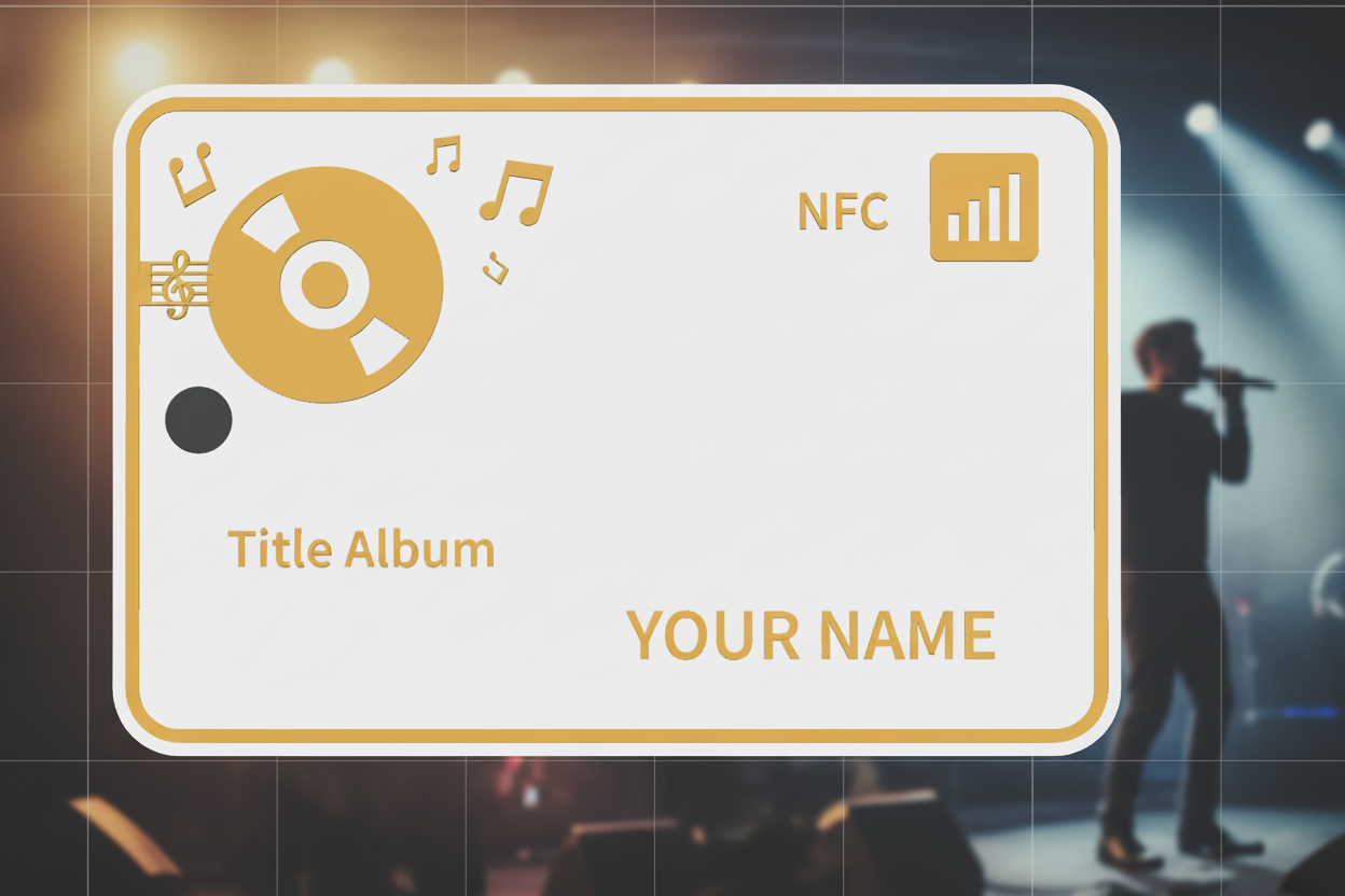 SmartCard NFC/biglietto da visita digitale — La Tua Identità Digitale in un Tocco