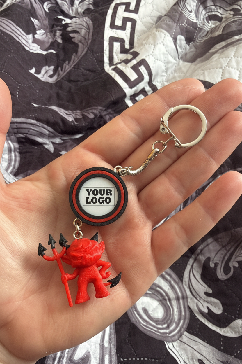 Keychain in hand - Your Logo