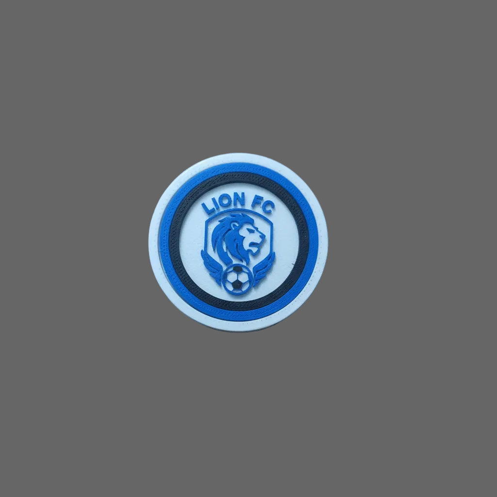 Portachiavi variante blu-nero